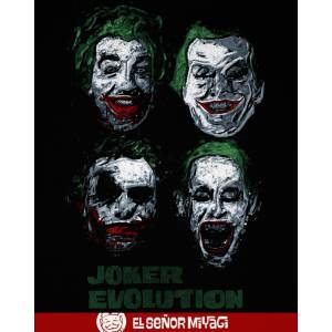Camiseta Joker evolution -...