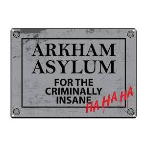 Placa Arkham asylum -...